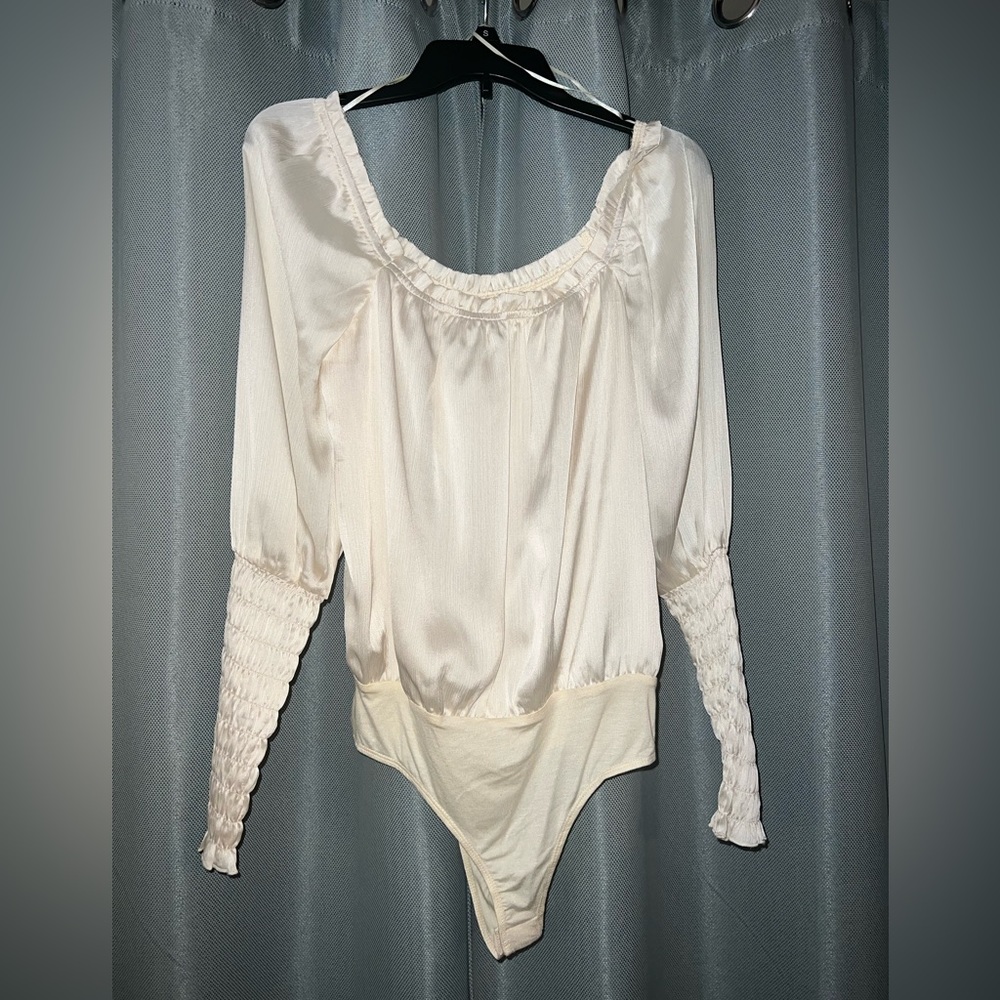 Pearl Shimmery Bodysuit